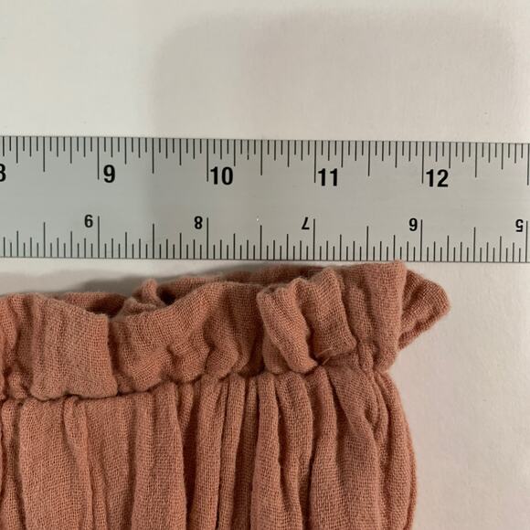 Bishop Young XS NEW Womens Sardinia Shorts Pull On Cotton Textured Dusty Coral - Picture 7 of 11